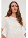 Moodo Díszített blúz fehér Moodo