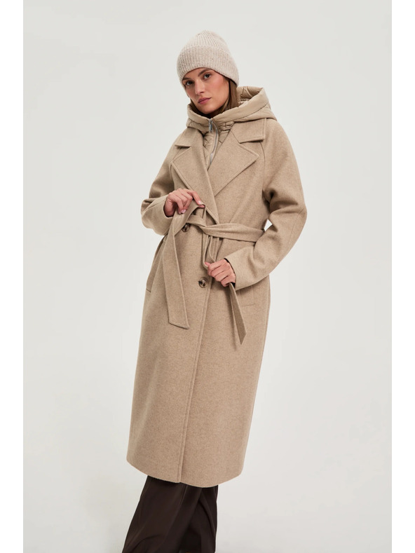 Moodo Kötött sapka homokszín Moodo