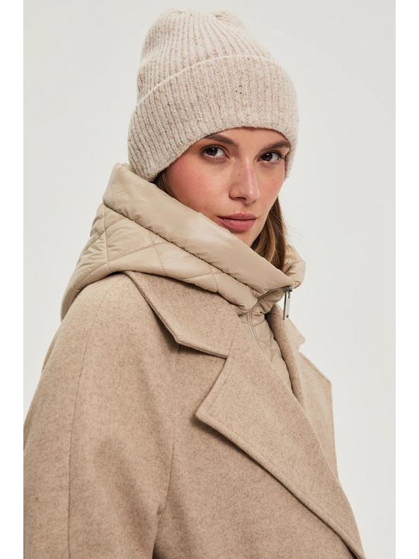 Moodo Kötött sapka homokszín Moodo