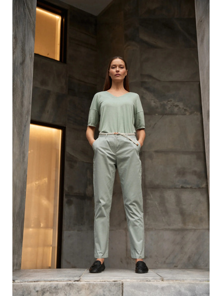 Moodo Pamut nadrág oliva Moodo