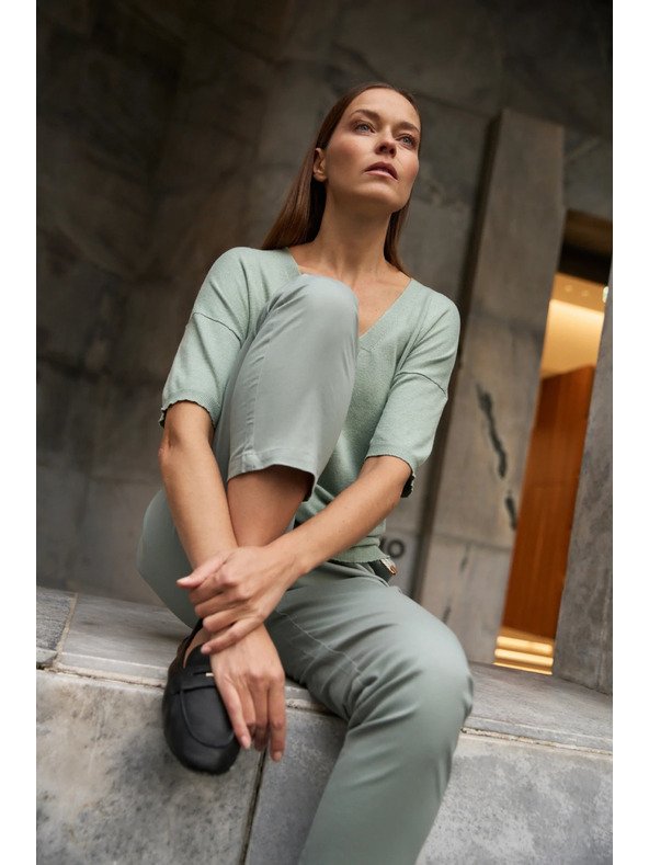 Moodo Pamut nadrág oliva Moodo