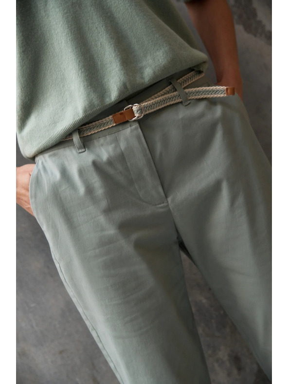 Moodo Pamut nadrág oliva Moodo