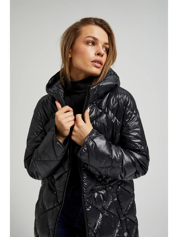 Moodo Steppelt dzseki behúzható zsinórral fekete Moodo