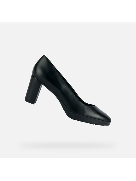 Geox Geox Walk fekete női magassarkú cipő