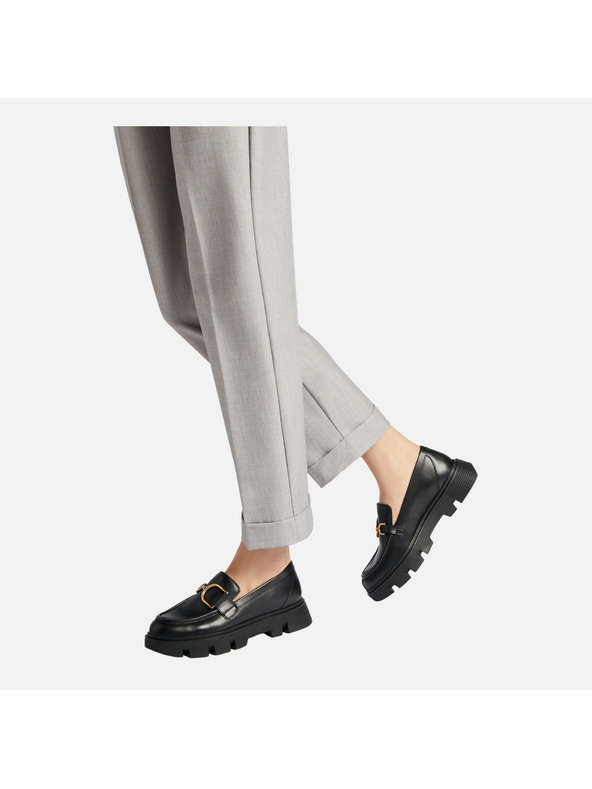 Geox Fekete Geox Vilde női mokaszín