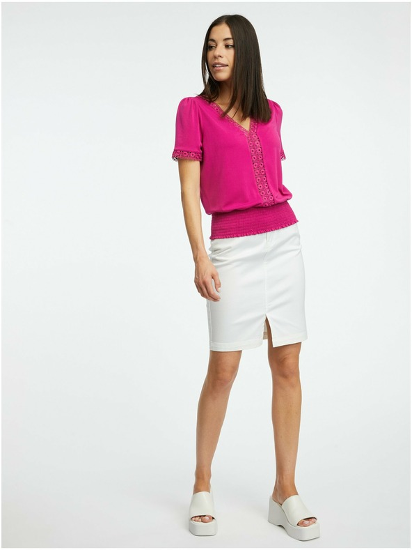 Orsay ORSAY sötét rózsaszín női blúz