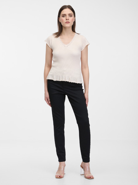 Orsay ORSAY fekete skinny fit nadrág