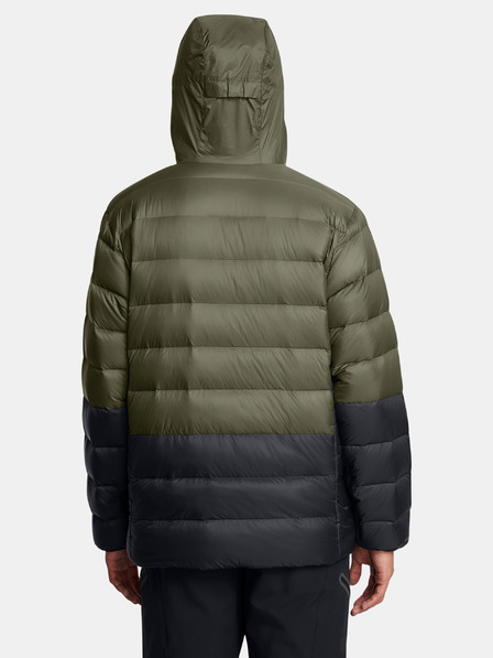 Under Armour Férfi dzseki Under Armour LEGEND DOWN HOODED JACKET-GRN