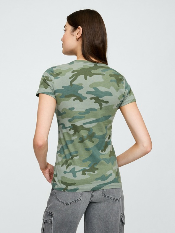 GAP GAP logó v-ss camo arch póló