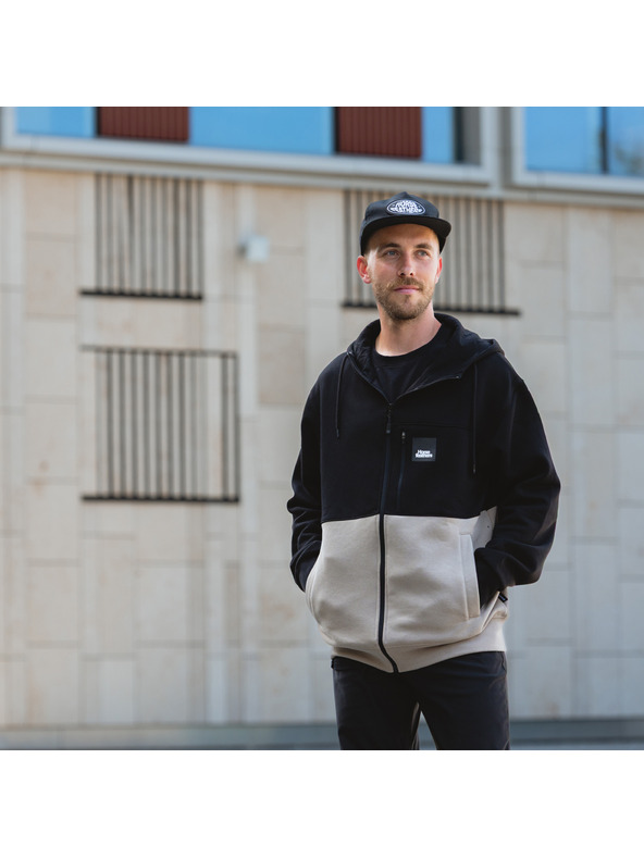 Horsefeathers Vick pulóver - fekete/tópusz