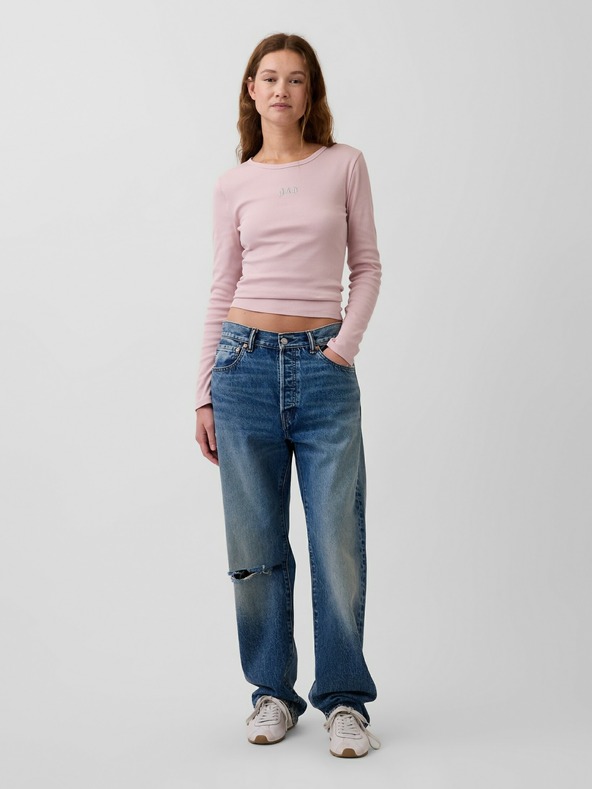 GAP Bordás póló logóval GAP