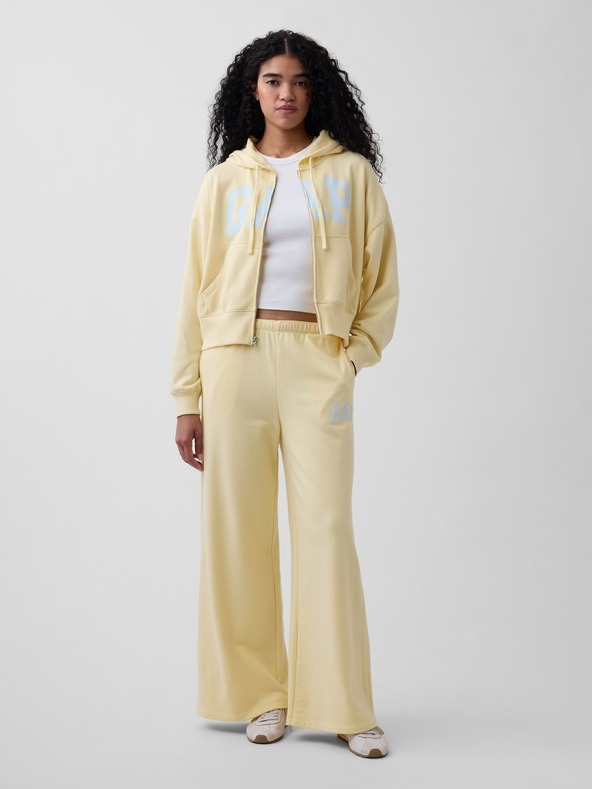 GAP Logós melegítőnadrág wide-leg GAP