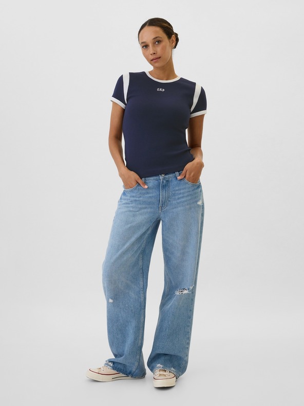 GAP GAP logó v-ss camo arch póló