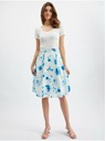 Orsay ORSAY kék-fehér női virágmintás szoknya