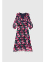 Moodo Sötétkék virágos ruha Moodo