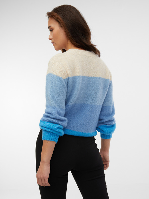 Orsay ORSAY kék női csíkos pulóver