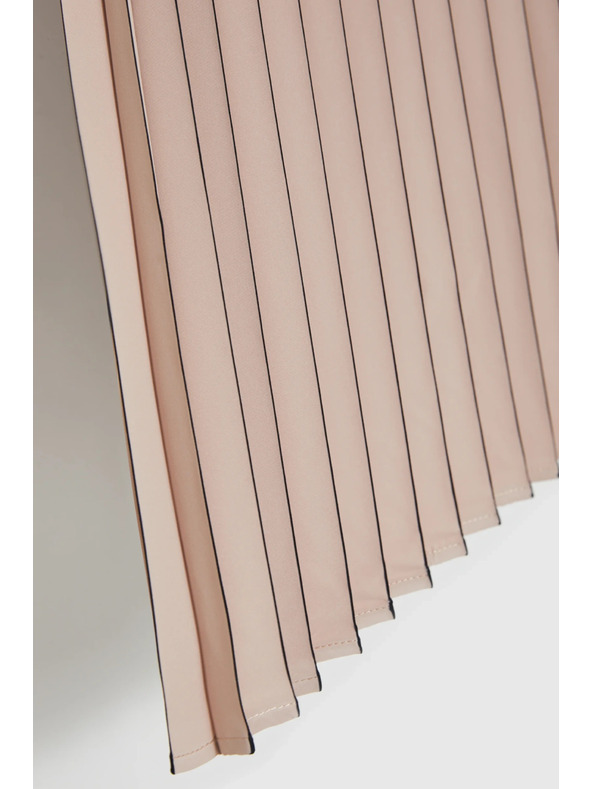 Moodo Pliszírozott szoknya bézs Moodo