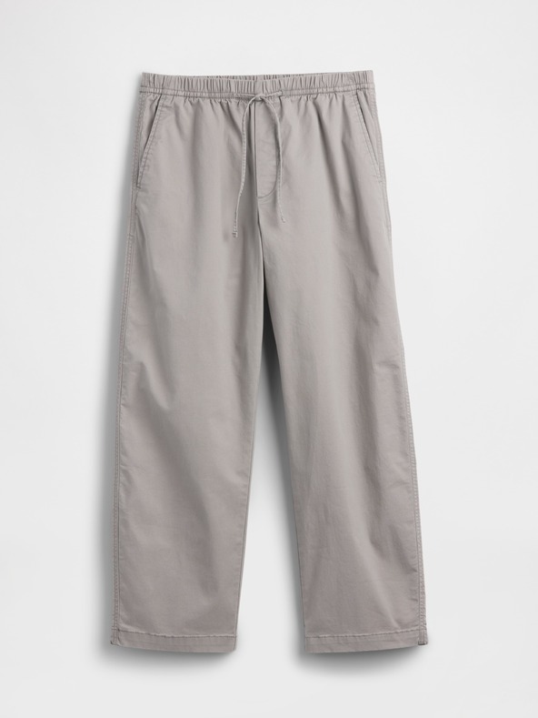 GAP High Rise easy barrel khaki nadrág GAP