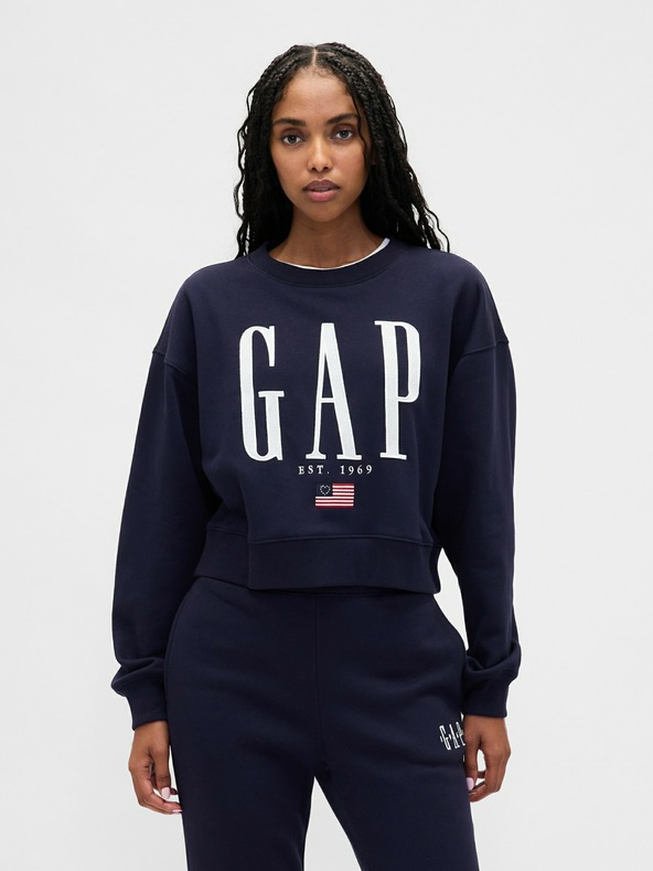 GAP Oversize VintageSoft logós pulóver GAP