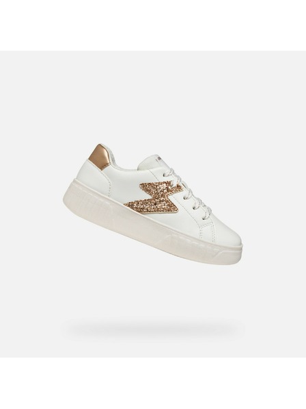 Geox Fehér lány sneakerek Geox Miroshi