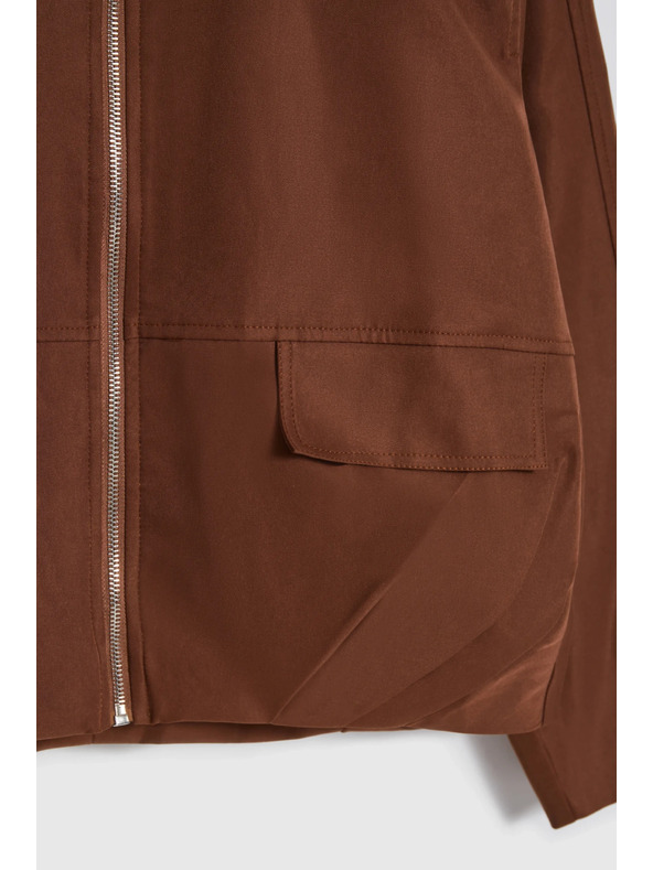 Moodo Rövid kabát barna Moodo