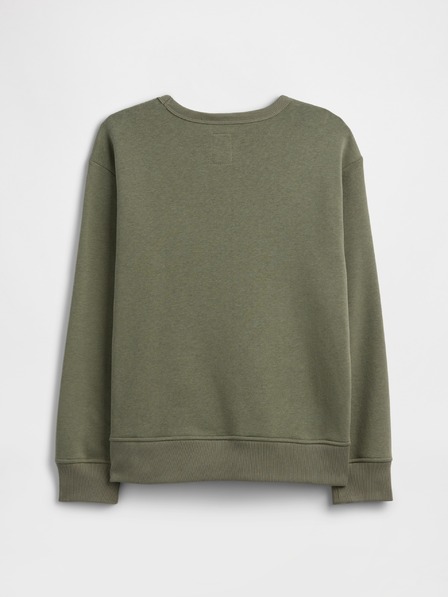 GAP Gyerek pulóver logóval és fleece béléssel GAP