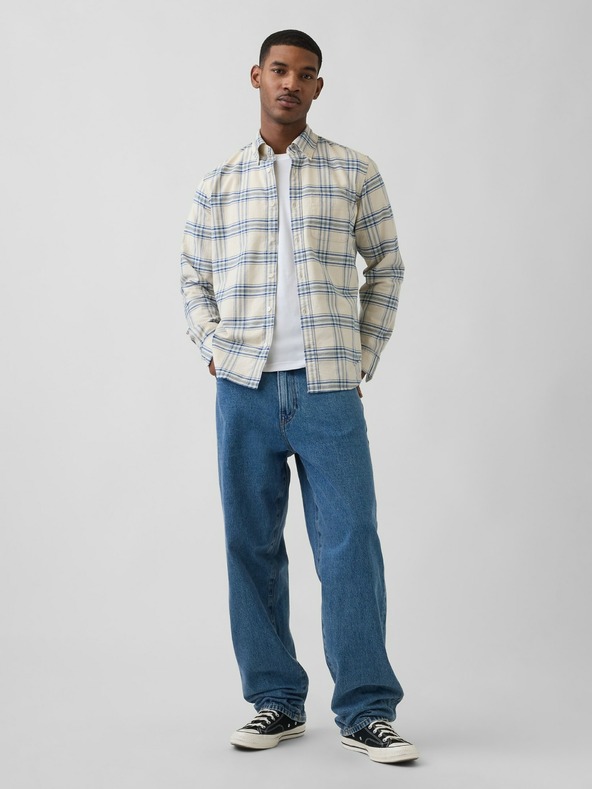 GAP Kockás ing felső Oxford Shirt GAP