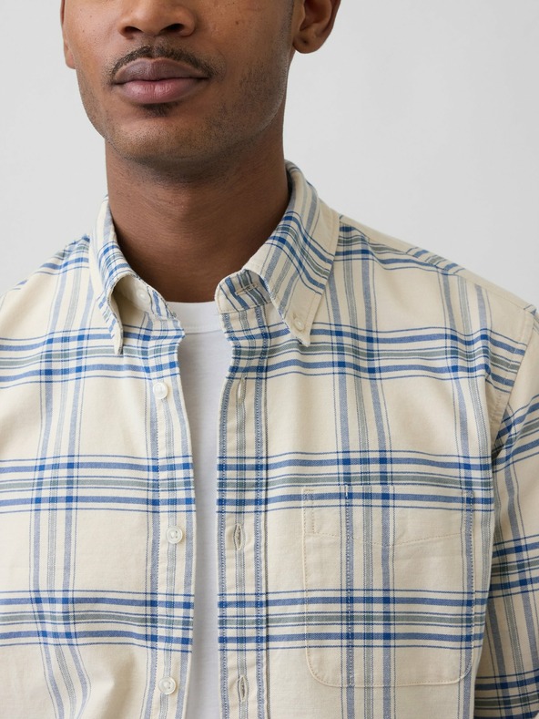 GAP Kockás ing felső Oxford Shirt GAP