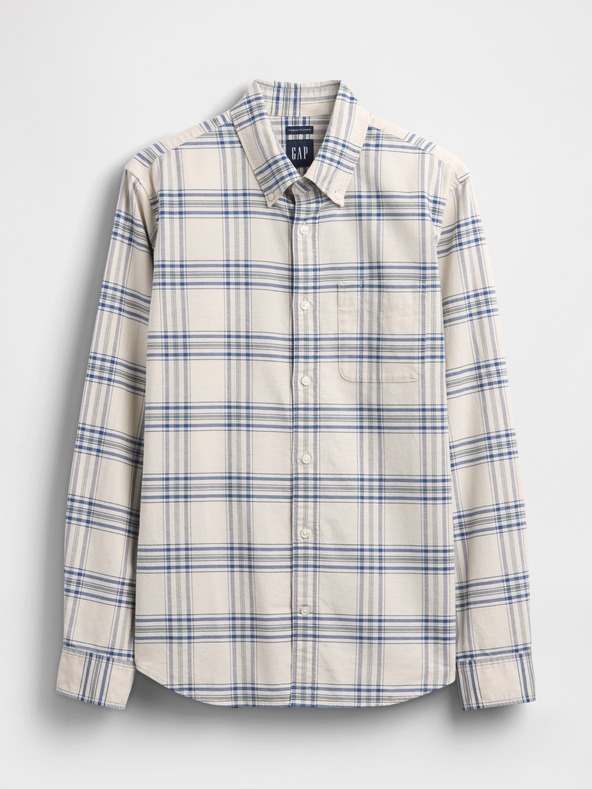GAP Kockás ing felső Oxford Shirt GAP