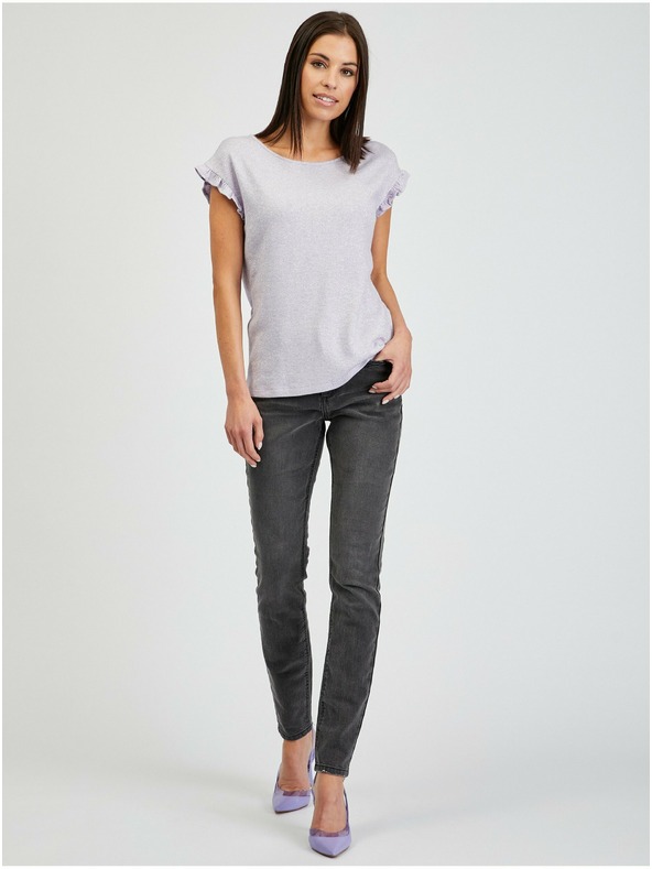 Orsay ORSAY halványlila női póló