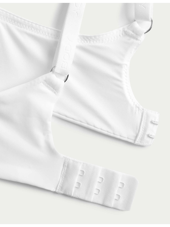 Marks & Spencer Fehérbetétes melltartó teljes kosarakkal, 4-es méret, 4-es méret, merevítővel és teljes kosarakkal, 4-es méret, merevítővel és teljes kosarakkal. A-E Marks & Spencer fehér