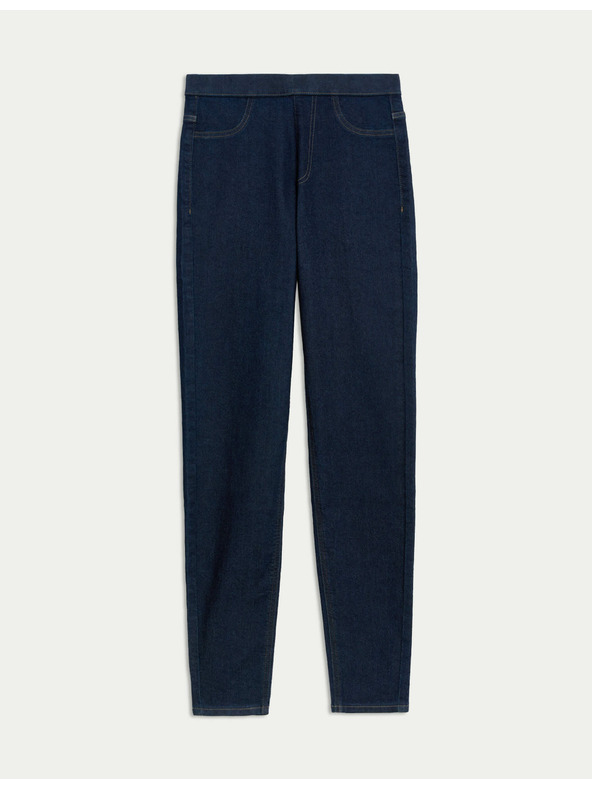 Marks & Spencer Marks & Spencer Sötétkék női magas derekú Jeggings
