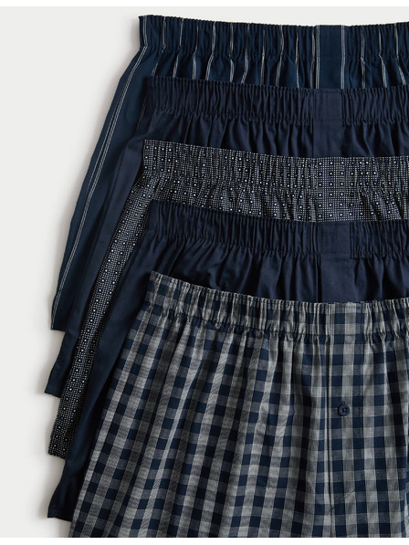Marks & Spencer Öt darabos férfi rövidnadrág készlet sötétkék és sötétszürke színben Marks Spencer