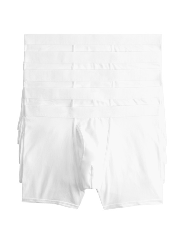 Marks & Spencer Stretch pamut rövidnadrág Cool & Fresh™ technológiával, 5 db Marks & Spencer fehér