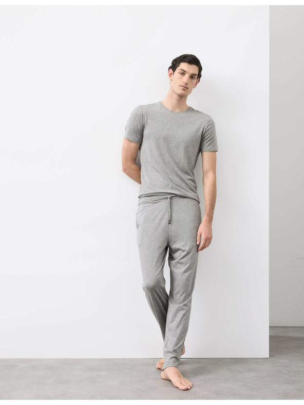 Marks & Spencer Marks & Spencer Supima® pamut és modál pizsamanadrág szürke, szürke