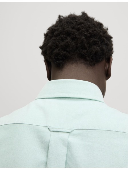 Marks & Spencer Oxford színű tiszta pamut ing The Ultimate Marks & Spencer zöld