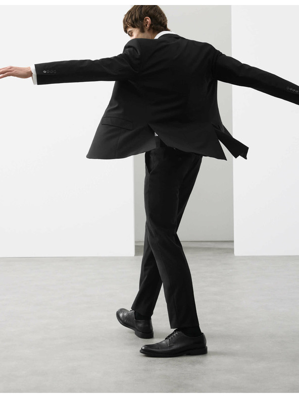 Marks & Spencer Enyhén szűkített nadrág, gyapjúkeverék Marks & Spencer