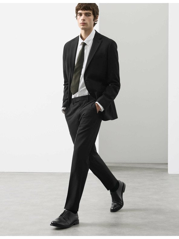 Marks & Spencer Enyhén szűkített nadrág, gyapjúkeverék Marks & Spencer