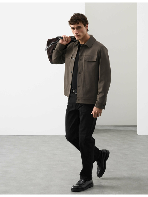 Marks & Spencer Marks & Spencer funkcionális twill dzseki textúrával barna