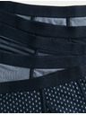 Marks & Spencer Elasztikus pamut boxer geometriai mintával, 5 db Marks & Spencer kék
