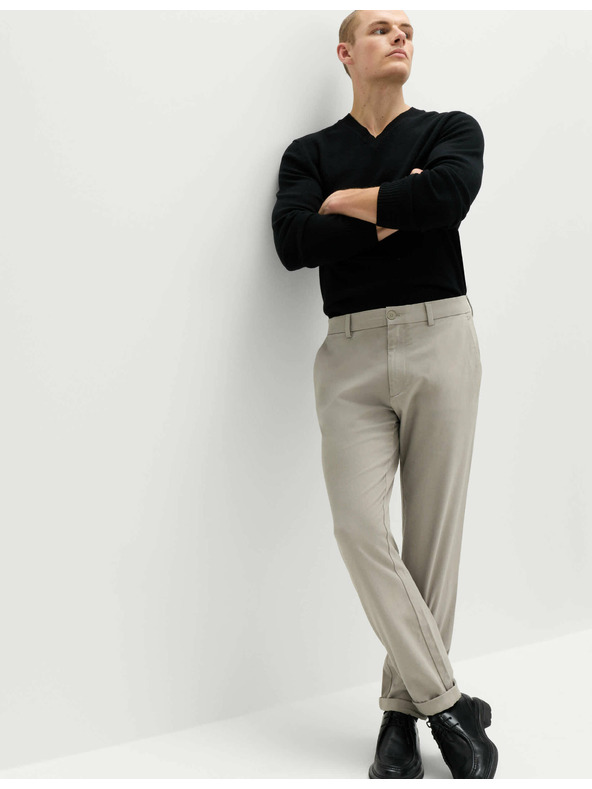 Marks & Spencer Marks & Spencer The Ultimate vászon chino nadrág keskeny szabással szürke