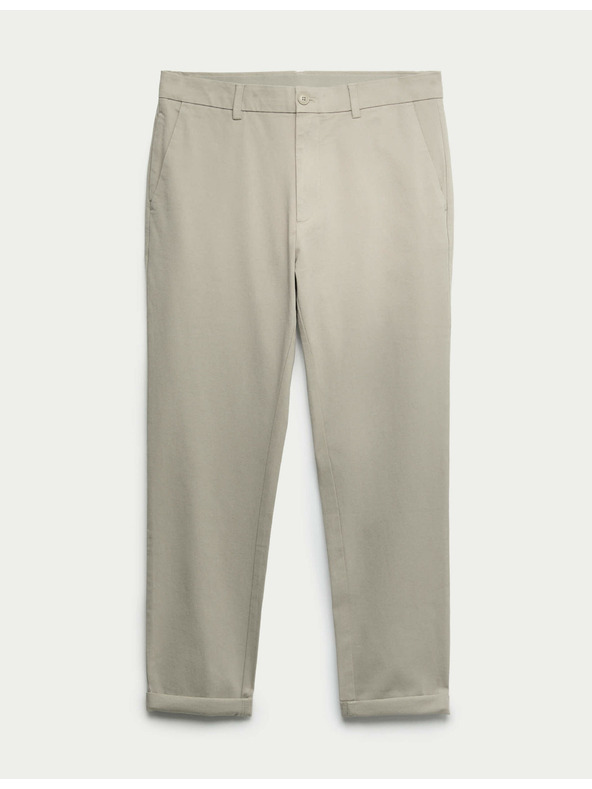 Marks & Spencer Marks & Spencer The Ultimate vászon chino nadrág keskeny szabással szürke