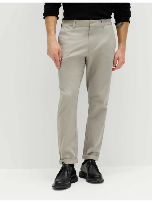 Marks & Spencer Marks & Spencer The Ultimate vászon chino nadrág keskeny szabással szürke