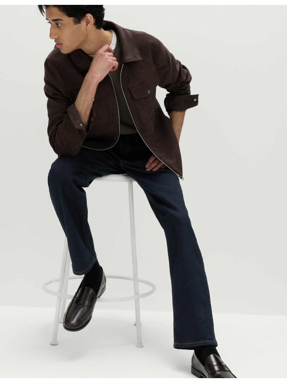 Marks & Spencer Sztreccs farmer egyenes szárral, Marks & Spencer sötétkék