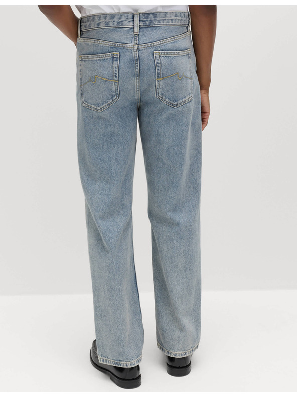 Marks & Spencer Authentic bő szabású farmer, Marks & Spencer kék