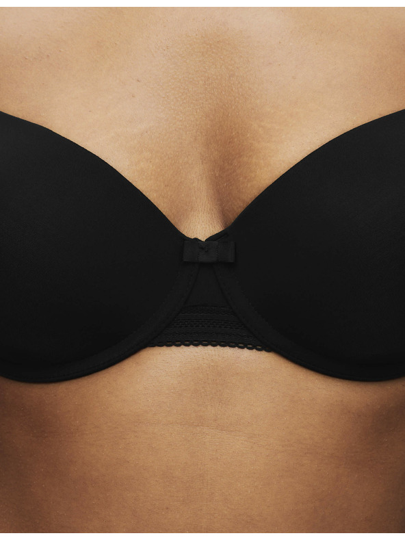 Marks & Spencer Váll alatti melltartó teljes kosarakkal, 4-es méret, merevítővel és teljes kosarakkal. A-E Marks & Spencer fekete