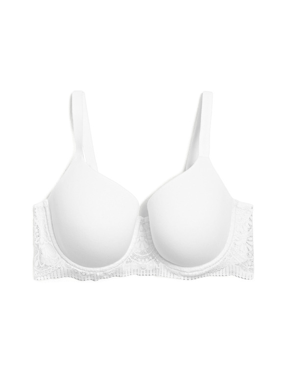 Marks & Spencer Marks & Spencer Body Soft™ merevítős melltartó teljes kosárral, A–E méret fehér
