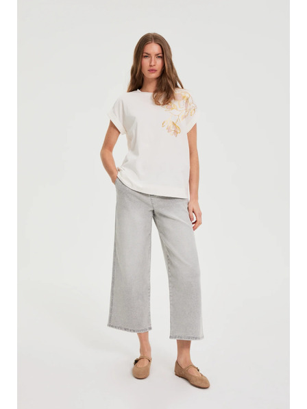 Moodo Nyomott blúz fehér Moodo