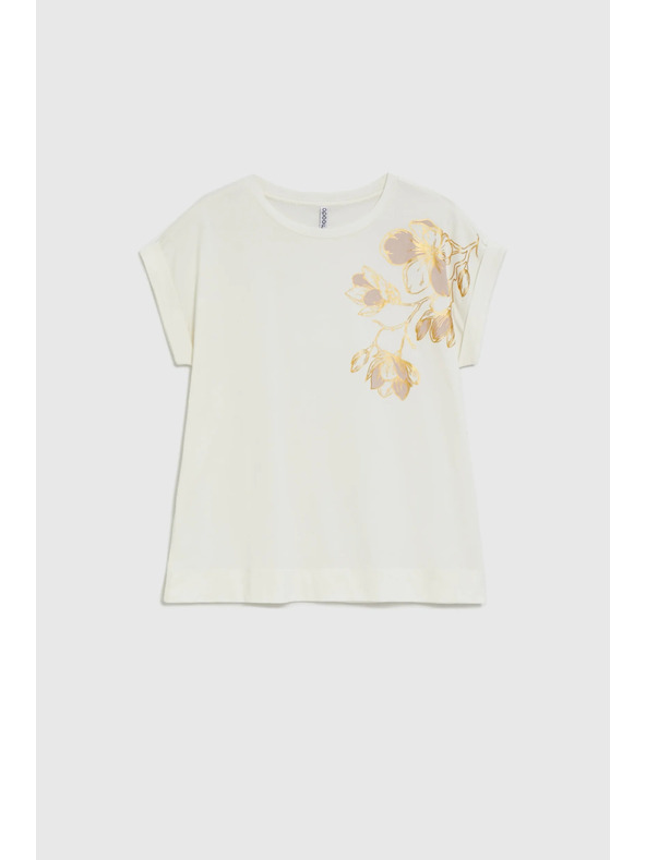 Moodo Nyomott blúz fehér Moodo