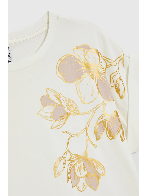 Moodo Nyomott blúz fehér Moodo